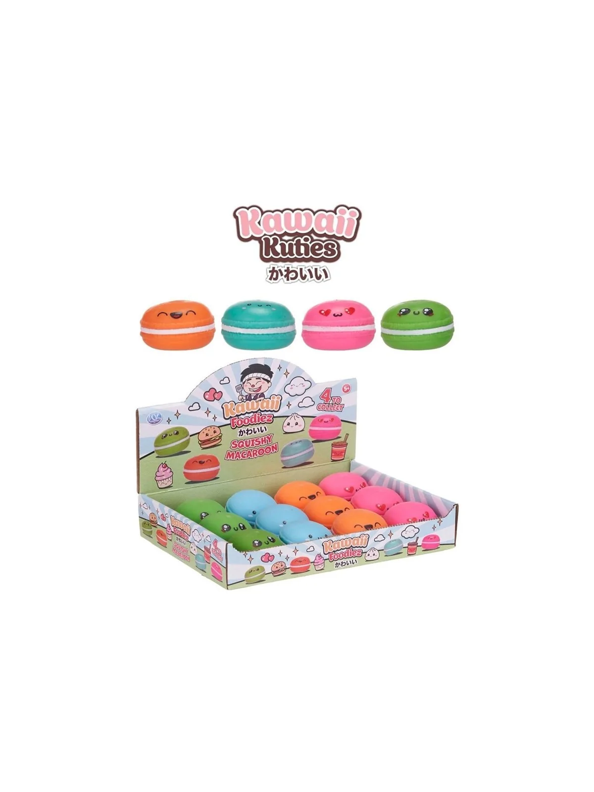 Kawaii Foodiez Squishy Macaroon
