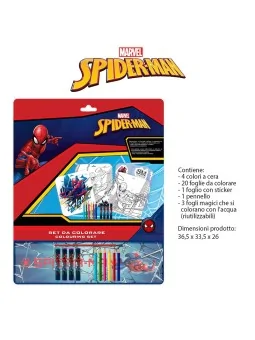 Spiderman Set Magico da Colorare