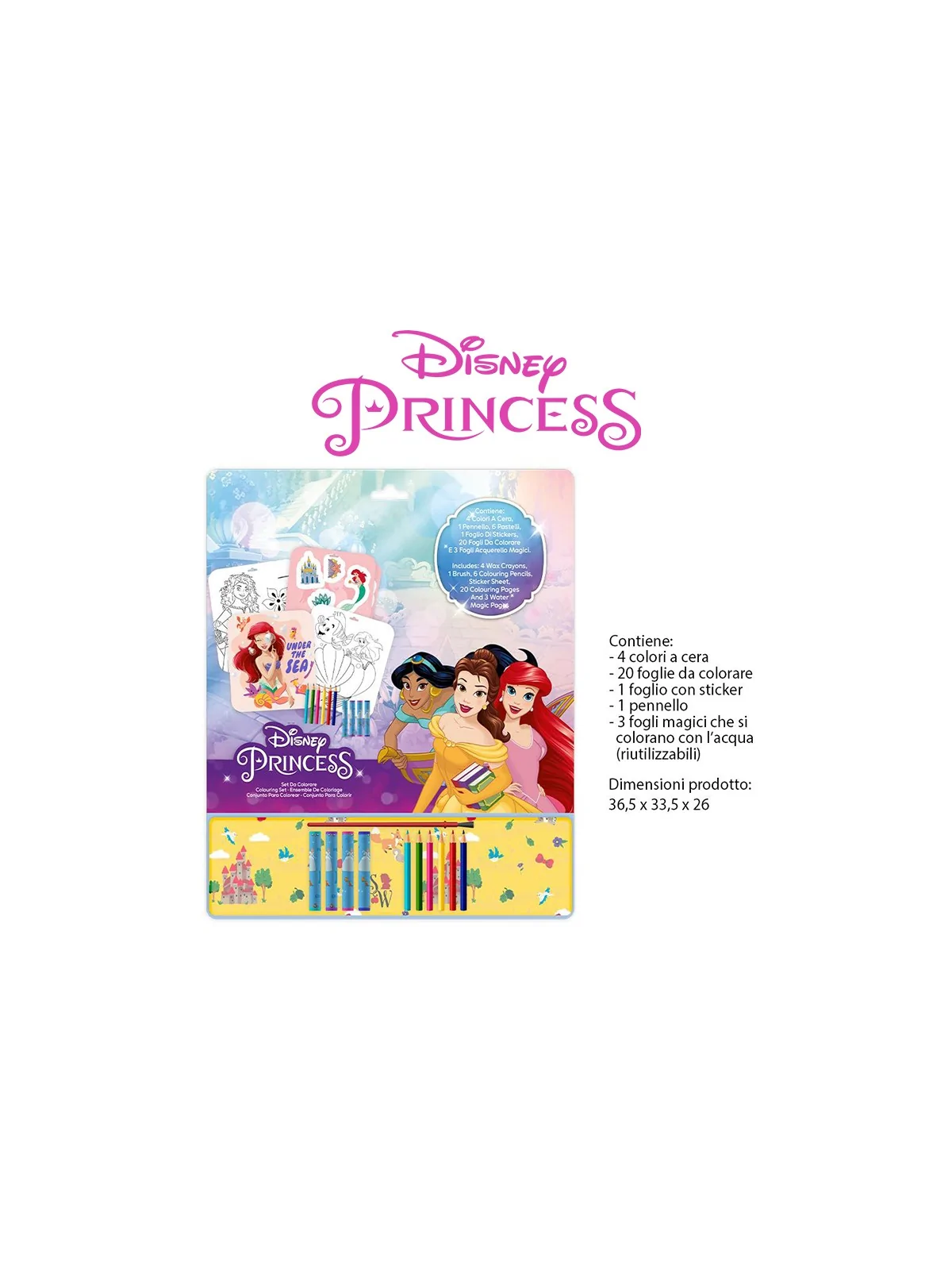 Disney Princess Set Magico da Colorare