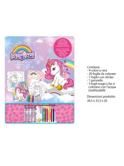 Magical Unicorn Set Magico da Colorare