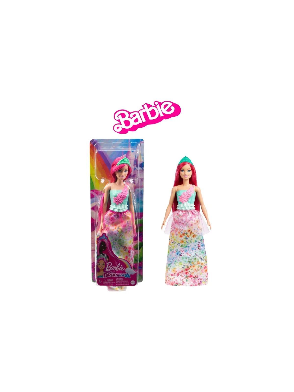 Barbie Dreamtopia con Capelli Rosa 32 CM Barbie Dreamtopia con Capelli Rosa 32 CM