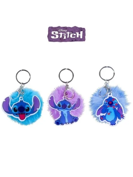 Disney Stitch Portachiavi Peluche Pompon 7 cm Disney Stitch Portachiavi Peluche Pompon 7 cm