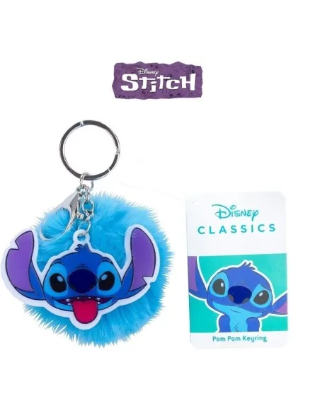 Disney Stitch Portachiavi Peluche Pompon 7 cm Disney Stitch Portachiavi Peluche Pompon 7 cm