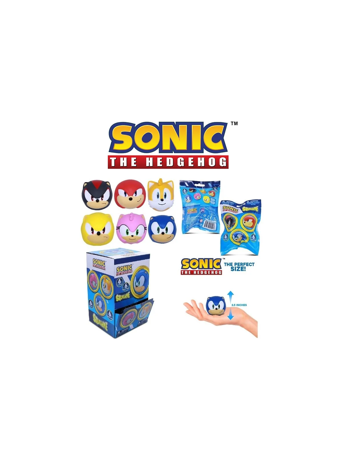 Sonic The Hedgehog Squishme Sonic The Hedgehog Squishme