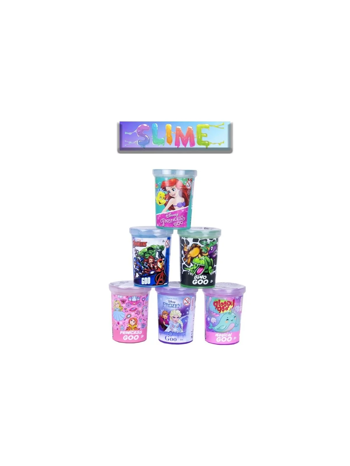 Slime Vasetto 70 Gr Assortiti Slime Vasetto 70 Gr Assortiti