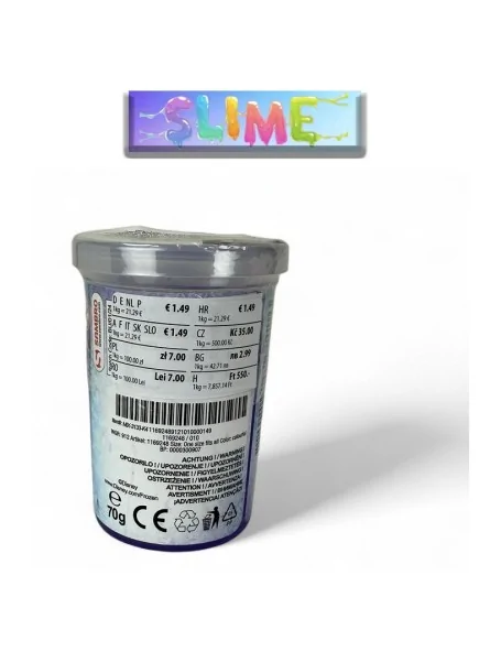 Slime Vasetto 70 Gr Assortiti Slime Vasetto 70 Gr Assortiti