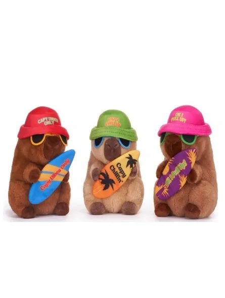 Peluche Capybara Surfers 3 AST 22 CM Peluche Capybara Surfers 3 AST 22 CM