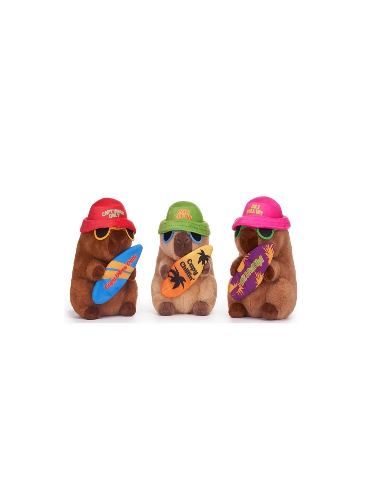 Peluche Capybara Surfers 3 AST 22 CM Peluche Capybara Surfers 3 AST 22 CM