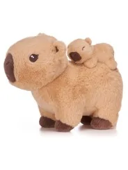 Peluche Capibara con Cucciolo 25 cm