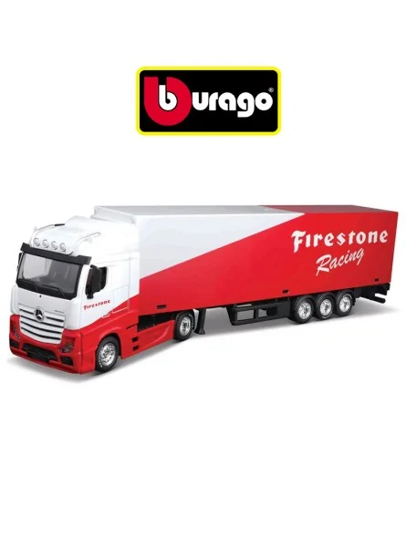 Burago Camion con Rimorchio Firestone Racing Scala 1/43 Burago Camion con Rimorchio Firestone Racing Scala 1/43