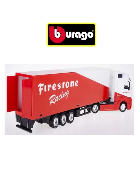 Burago Camion con Rimorchio Firestone Racing Scala 1/43 Burago Camion con Rimorchio Firestone Racing Scala 1/43