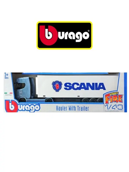 Burago Camion con Rimorchio Scania Scala 1/43 Burago Camion con Rimorchio Scania Scala 1/43
