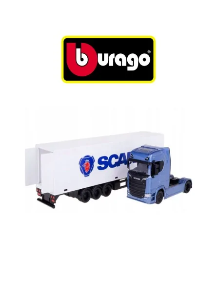 Burago Camion con Rimorchio Scania Scala 1/43 Burago Camion con Rimorchio Scania Scala 1/43