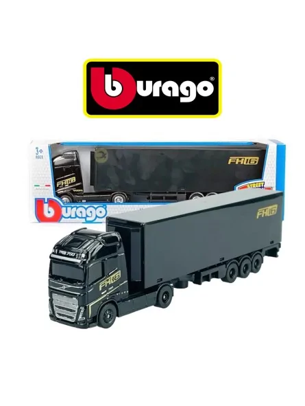 Burago Camion con Rimorchio Volvo FH16 scala 1/43 Burago Camion con Rimorchio Volvo FH16 scala 1/43