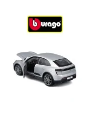 Burago Porsche Macan Turbo Electric Silver Scala 1/24