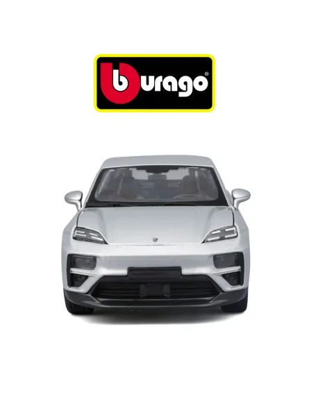 Burago Porsche Macan Turbo Electric Silver Scala 1/24 Burago Porsche Macan Turbo Electric Silver Scala 1/24