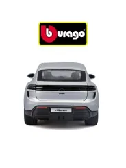 Burago Porsche Macan Turbo Electric Silver Scala 1/24