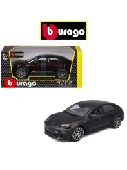 Burago Porsche Macan Turbo Electric Black Scala 1/24