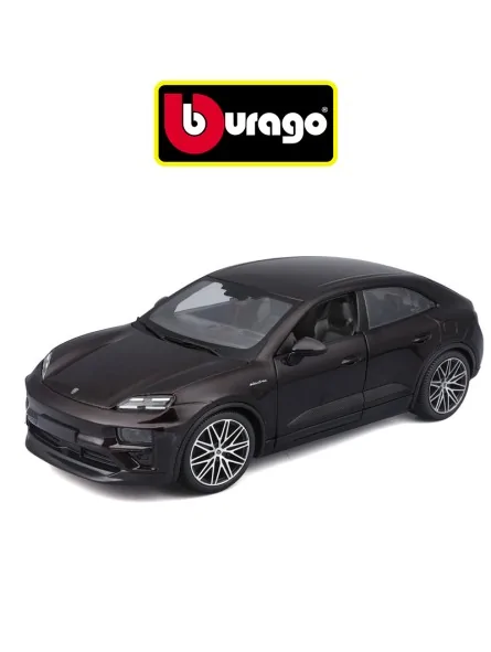 Burago Porsche Macan Turbo Electric Black Scala 1/24 Burago Porsche Macan Turbo Electric Black Scala 1/24