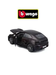 Burago Porsche Macan Turbo Electric Black Scala 1/24