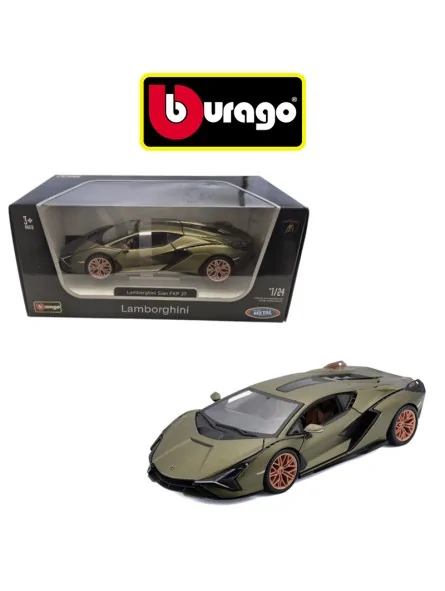 Burago Lamborghini Sian FKP 37 Verde Scala 1/24 Burago Lamborghini Sian FKP 37 Verde Scala 1/24