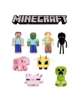 Peluche Minecraft 8 AST 28 CM