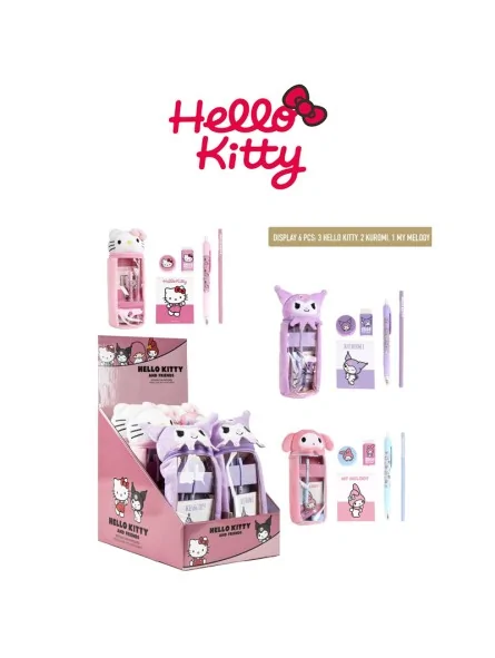 Hello Kitty Astuccio Peluche Multifunzionale 25 cm