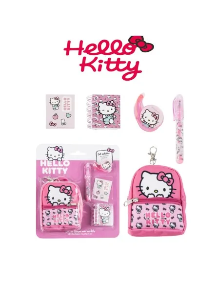 Hello Kitty Mini Set Cancelleria Mini Zaino Hello Kitty Mini Set Cancelleria Mini Zaino