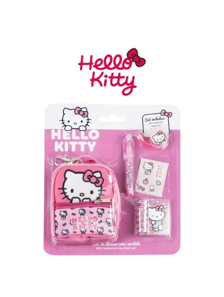 Hello Kitty Mini Set Cancelleria Mini Zaino Hello Kitty Mini Set Cancelleria Mini Zaino