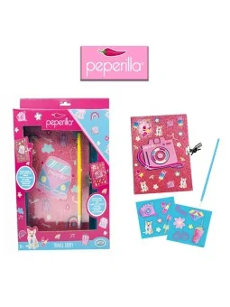 Peperilla Travel Diary con Penna e Stickers