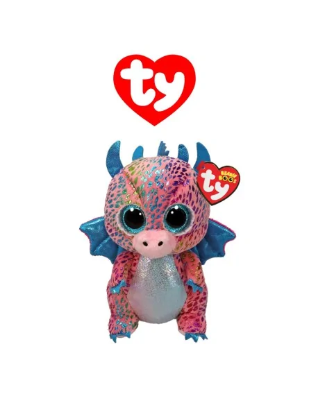 Ty Peluche Flint Draghetto Rosa 15 CM Ty Peluche Flint Draghetto Rosa 15 CM