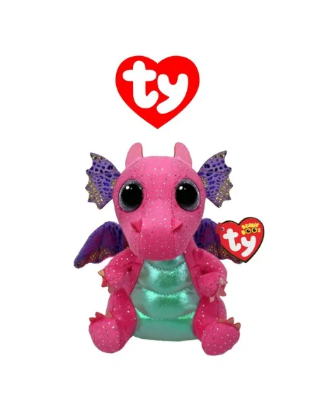 Ty Peluche Spitfire Draghetto Lilla 15 CM