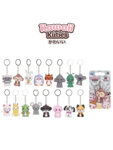 Portachiavi Kawaii Kuties 3D