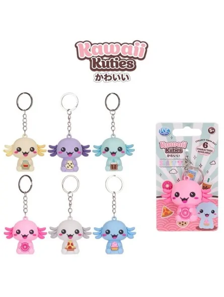Portachiavi Kawaii Kuties Snaxolotyl 3D