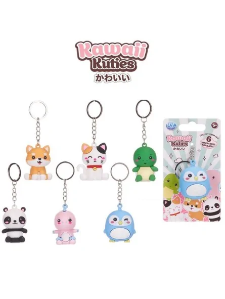 Portachiavi Kawaii Kuties Animal 3D