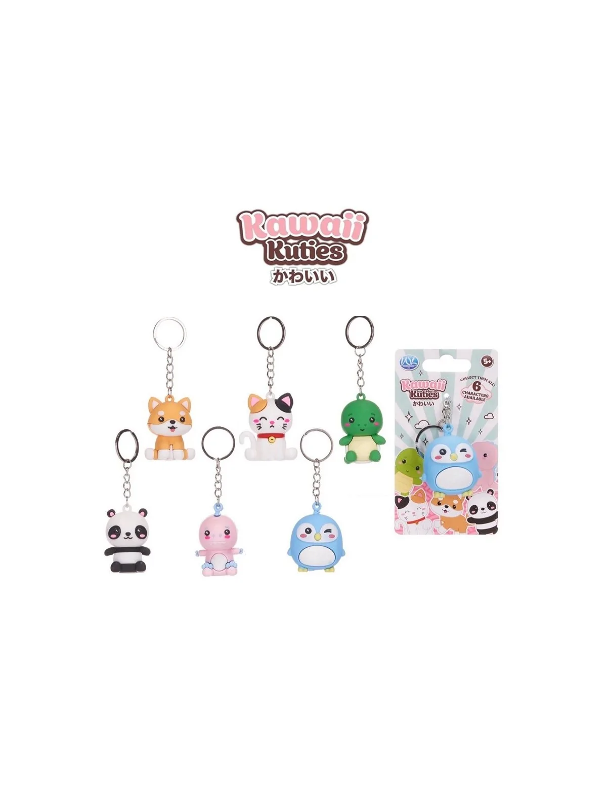 Portachiavi Kawaii Kuties Animal 3D