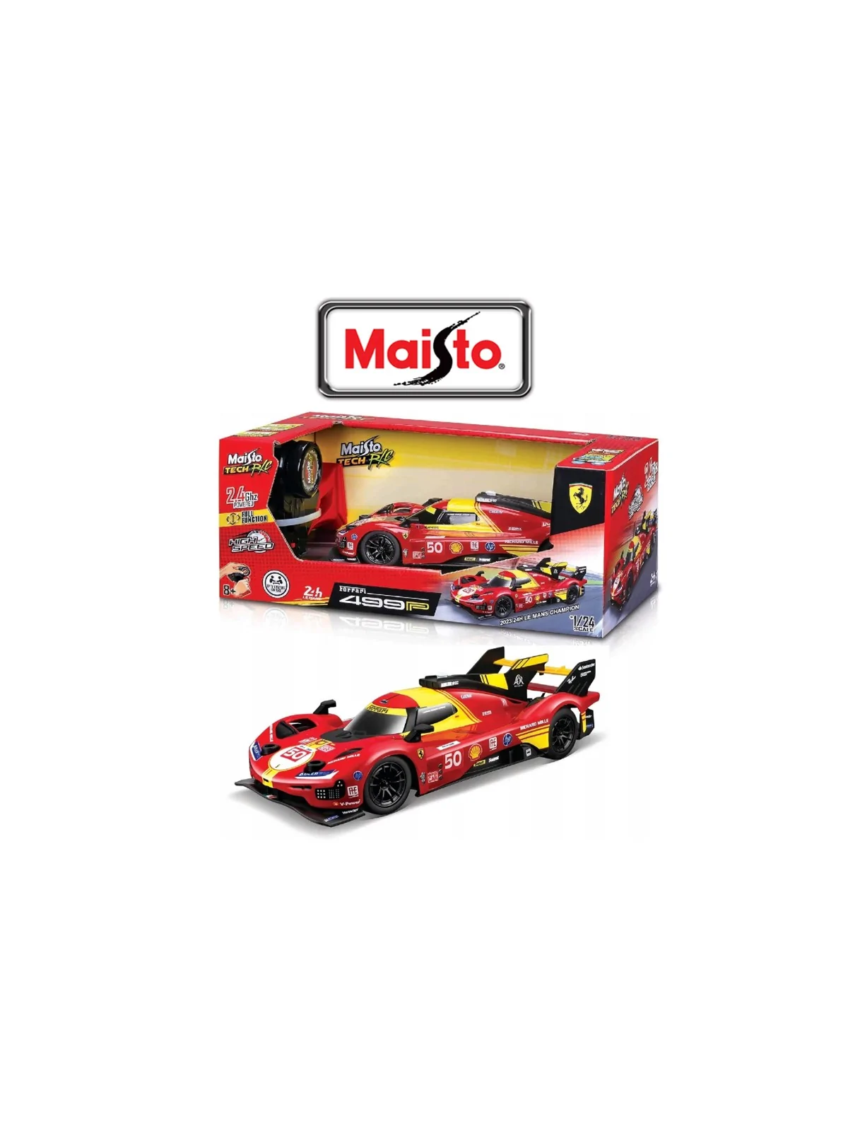 Maisto Ferrari 499P Le Mans Winner Radiocomandata Scala 1/24