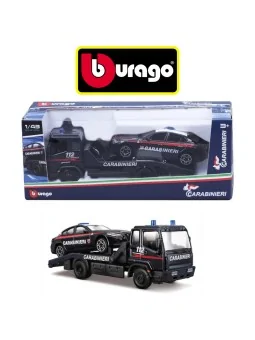 Burago Carro Attrezzi Carabinieri Con Auto Scala 1/43