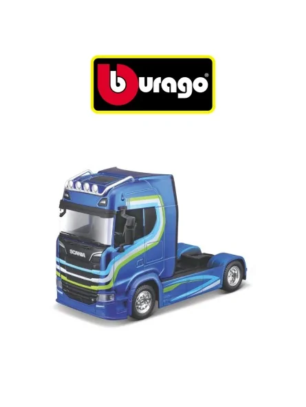 Burago Motrice Scania Blu S790 Scala 1/43