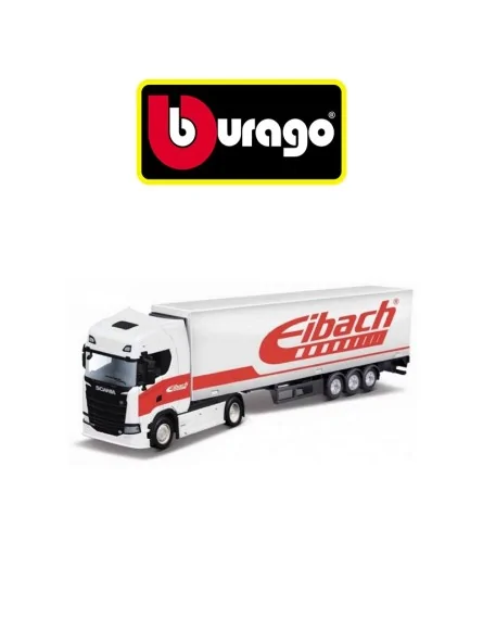 Burago Camion Con Rimorchio Eibach Scala 1/43