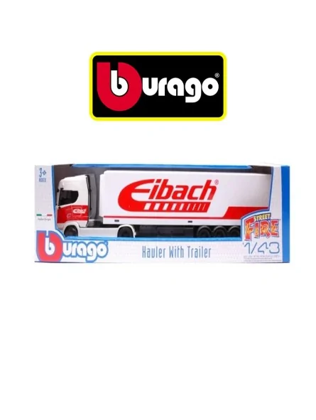 Burago Camion Con Rimorchio Eibach Scala 1/43
