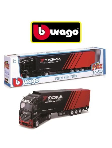 Burago Camion con Rimorchio Yokohama scala 1/43