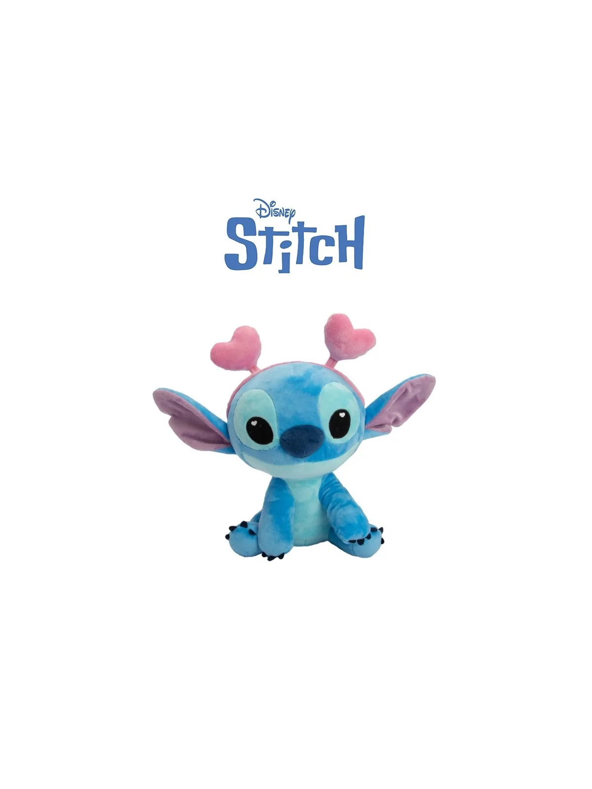 Peluche Disney Stitch con Cerchietto a Cuore 25 CM