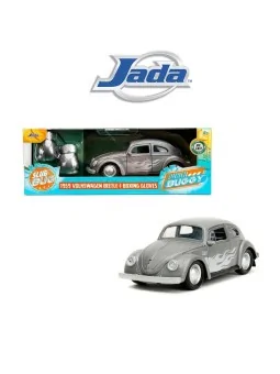 Wolkswagen Beetle Grigia 1959 e Boxing Scala 1/32