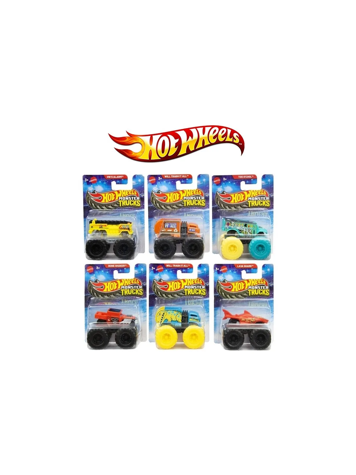 Hotwheels Monster Trucks Scala 1/70