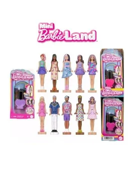 Mini Barbie Land Fashionistas 4 CM con Flacone di Smalto