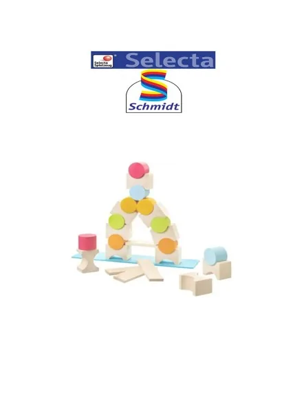 Selecta Coloro Mattoncini Per Costruzioni in Legno