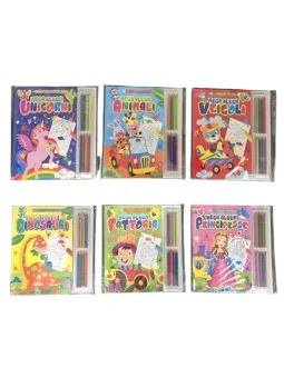 Piccolo Artista Mega Album con Matite Colorate