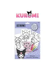 Kuromi Couloring Set