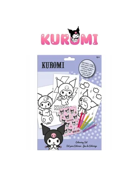 Kuromi Couloring Set